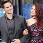 Behind the Scenes Courtney Hope on Mark Grossman!