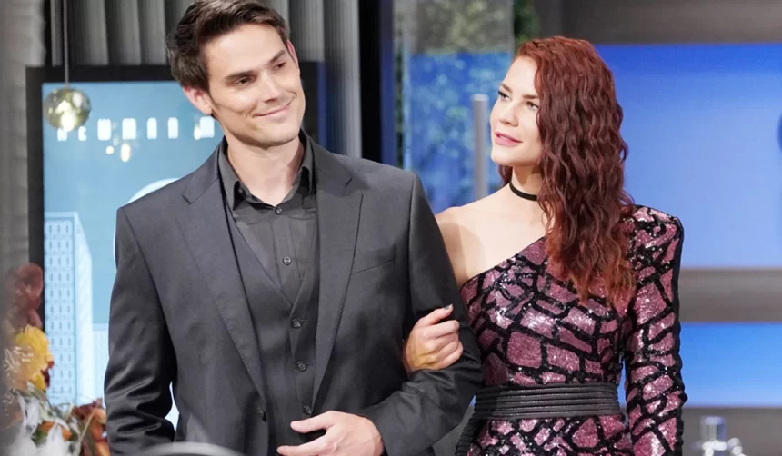 Behind the Scenes Courtney Hope on Mark Grossman!