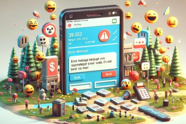 Text Message Error Code Prank