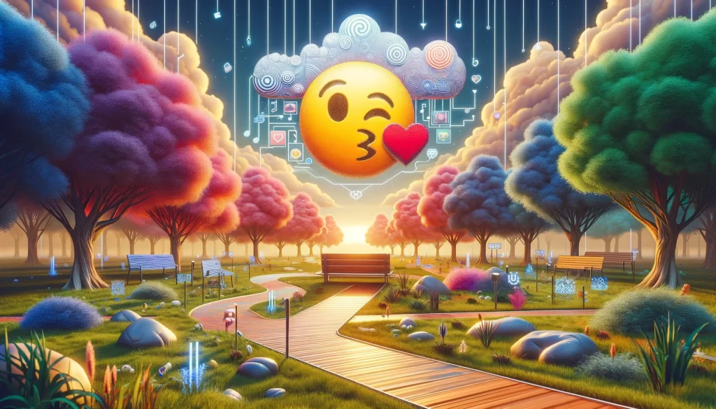 blowing kiss emoji