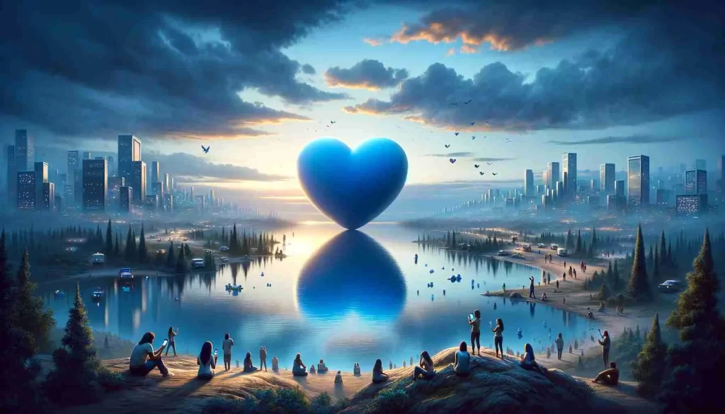 blue heart emoji