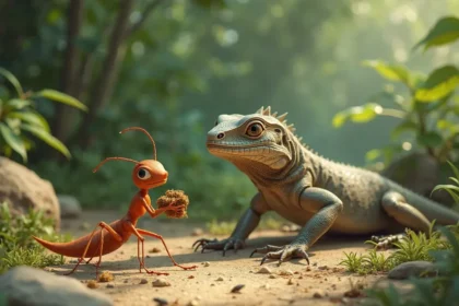 The Ant and the Lazy Lizard